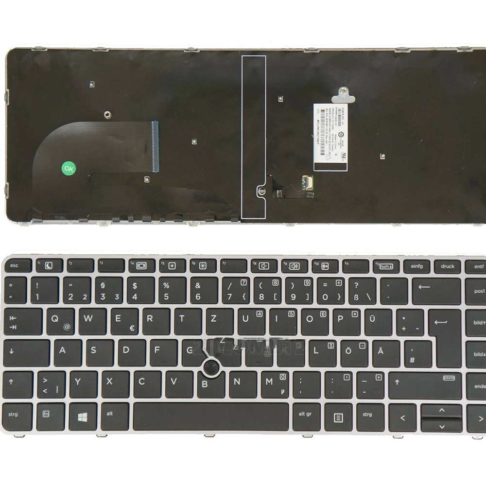 Keyboard No Backlight For HP Elite Book G4 745