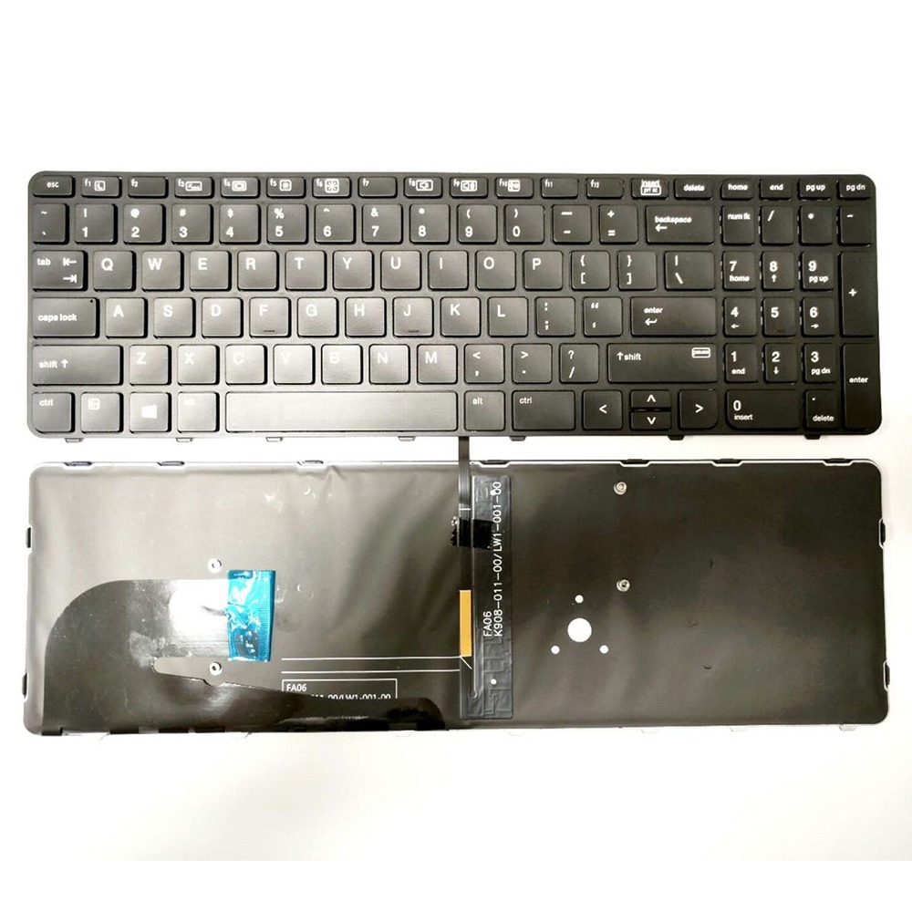 Keyboard US Backlit For HP Elite Book G4 755