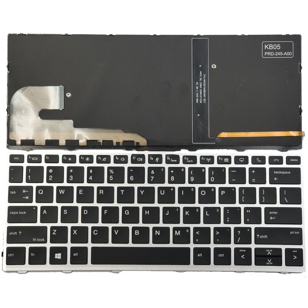 Keyboard US Backlit No Point For HP Elite Book G5 830