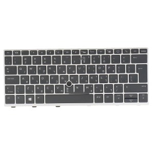 New Keyboard US Silver Frame Replacement For HP Elite Book G6 735 13" 2019