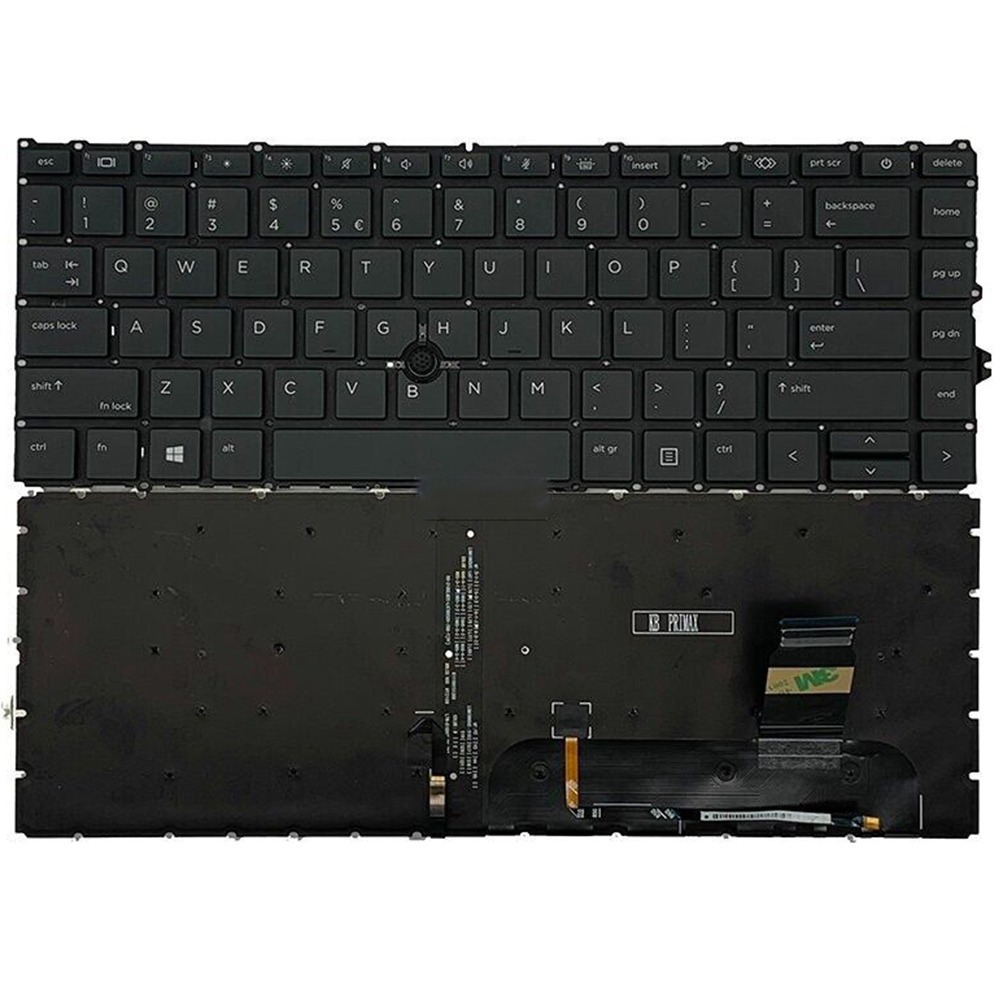 Keyboard Backlit US W/ Pointer For HP Elite Book G7 845