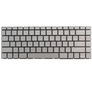 New US Backlit Silver Keyboard Replacement For HP Pavilion 14-CE 14" 2019