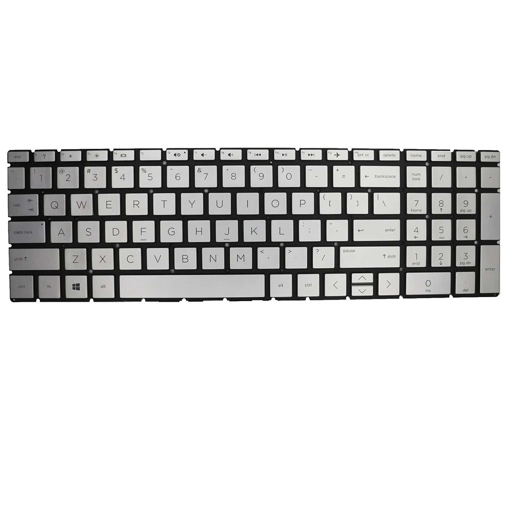 US Backlit Silver Keyboard For HP Pavilion 15-CS0053CL