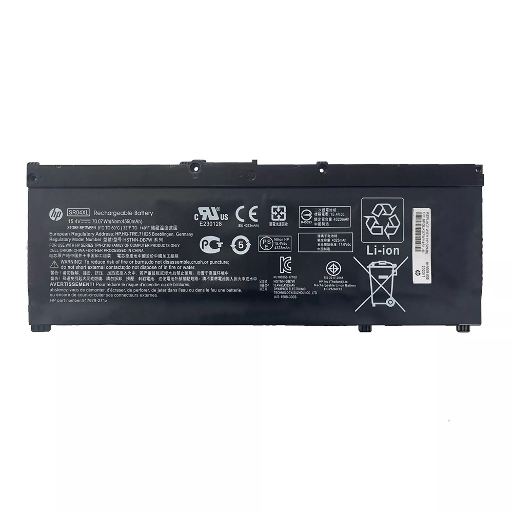 SR04XL Laptop Battery For HP Pavilion 15-CX