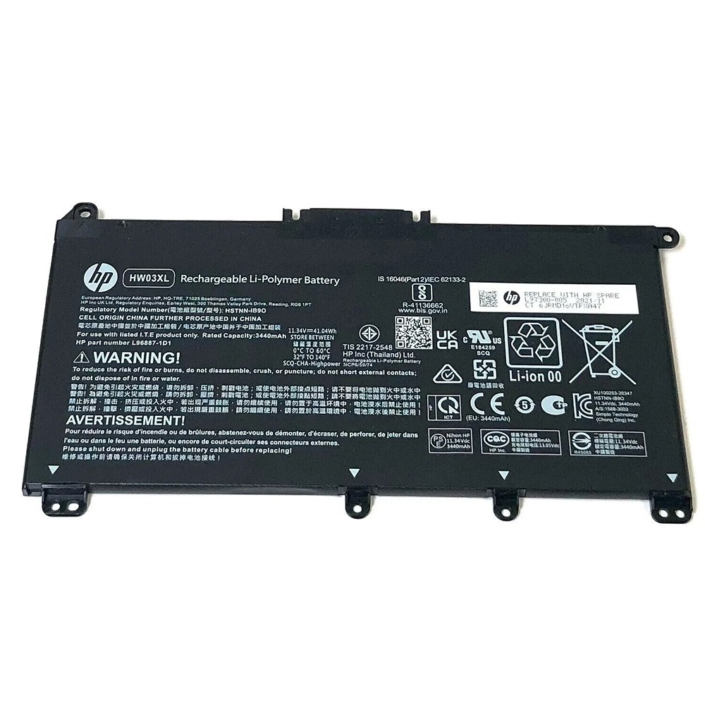 HW03XL Laptop Battery For HP Pavilion 15-EH