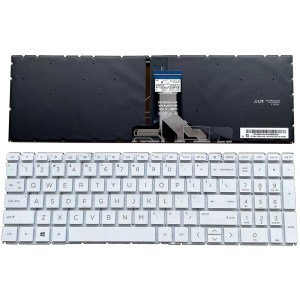 New US Silver Keyboard Backlit For HP Pavilion 15-eg0021nr