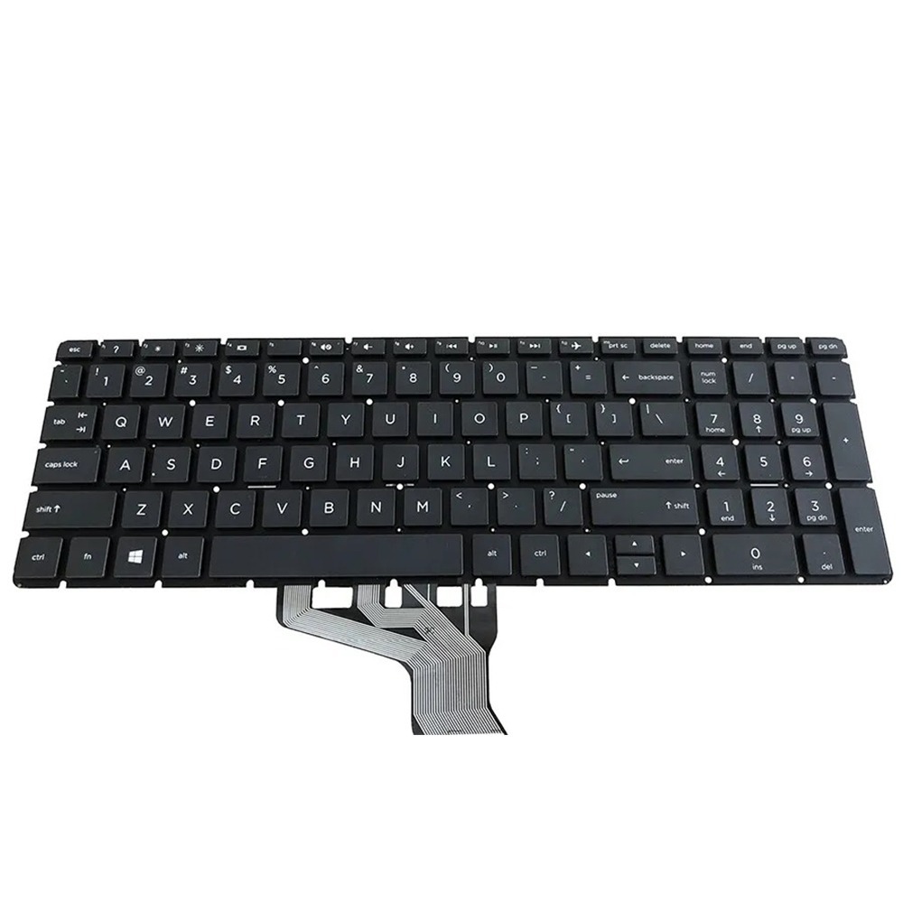 Black Keyboard US Backlit For HP Pavilion x360 15-BR