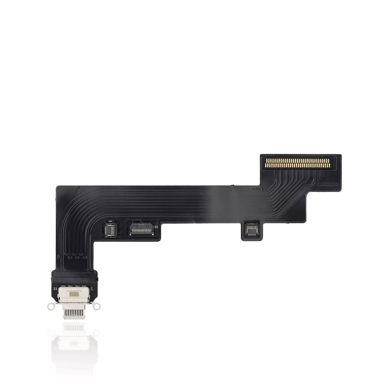 New Charging Port Flex Cable for iPad Air 4 A2324 (Aftermarket Plus) White