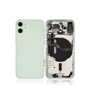 Green Back Housing with Small Components Pre-Installed for iPhone 12 Mini A2399 (International Version)