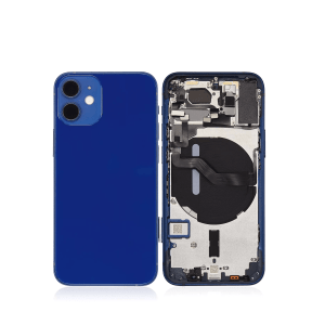 iPhone 12 Mini A2399 back housing with components, Blue