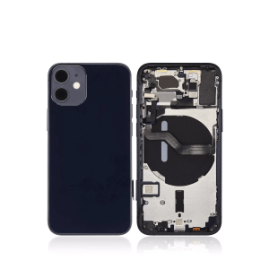 iPhone 12 Mini A2399 back housing with components, Black