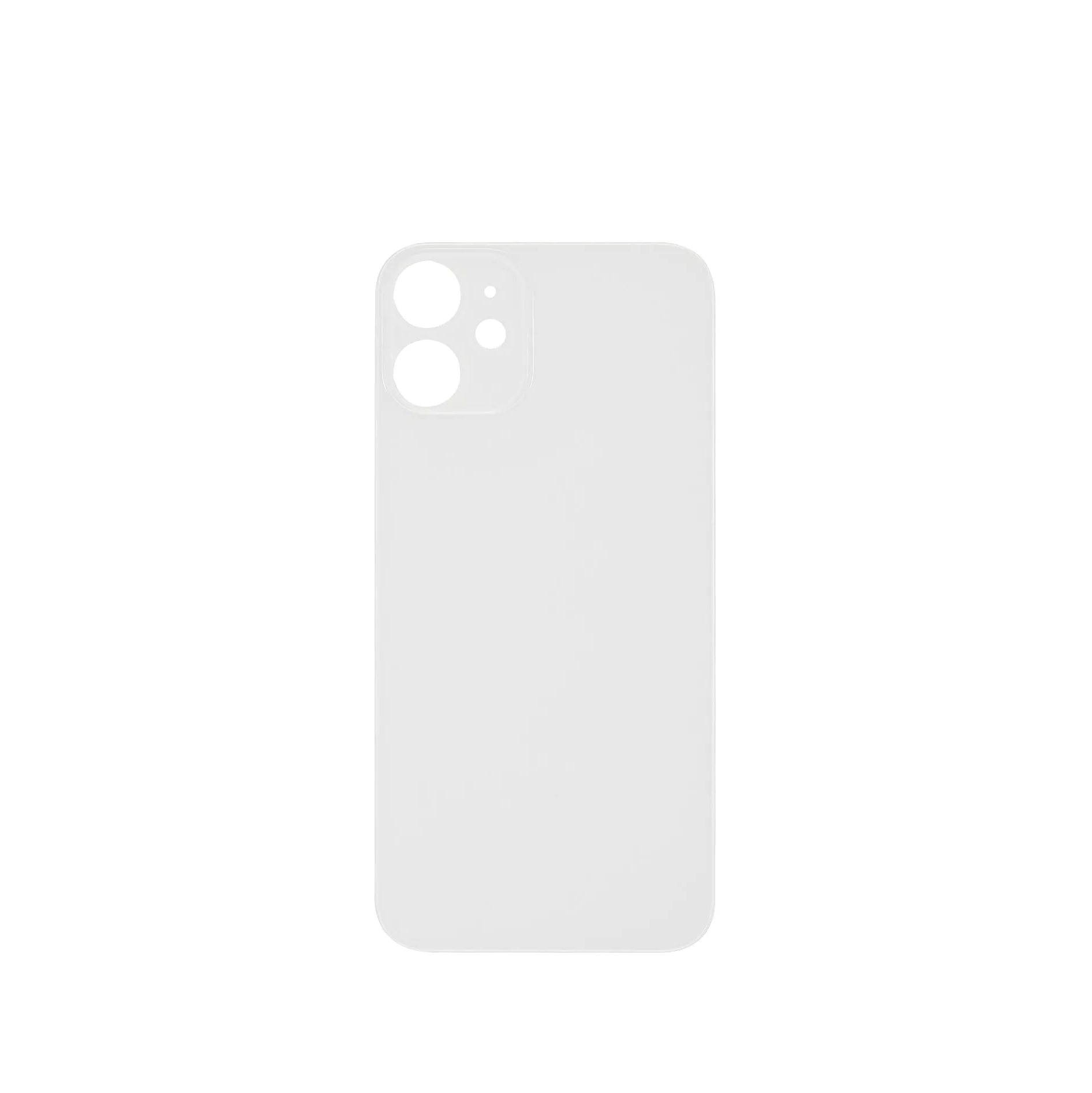 New Back Glass with 3M Adhesive for iPhone 12 Mini A2176 (White)