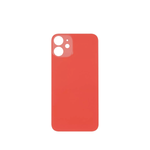 New Back Glass with 3M Adhesive for iPhone 12 Mini (Red)
