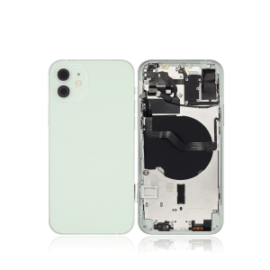 New back housing with small components pre-installed for iPhone 12 A2403 in green color