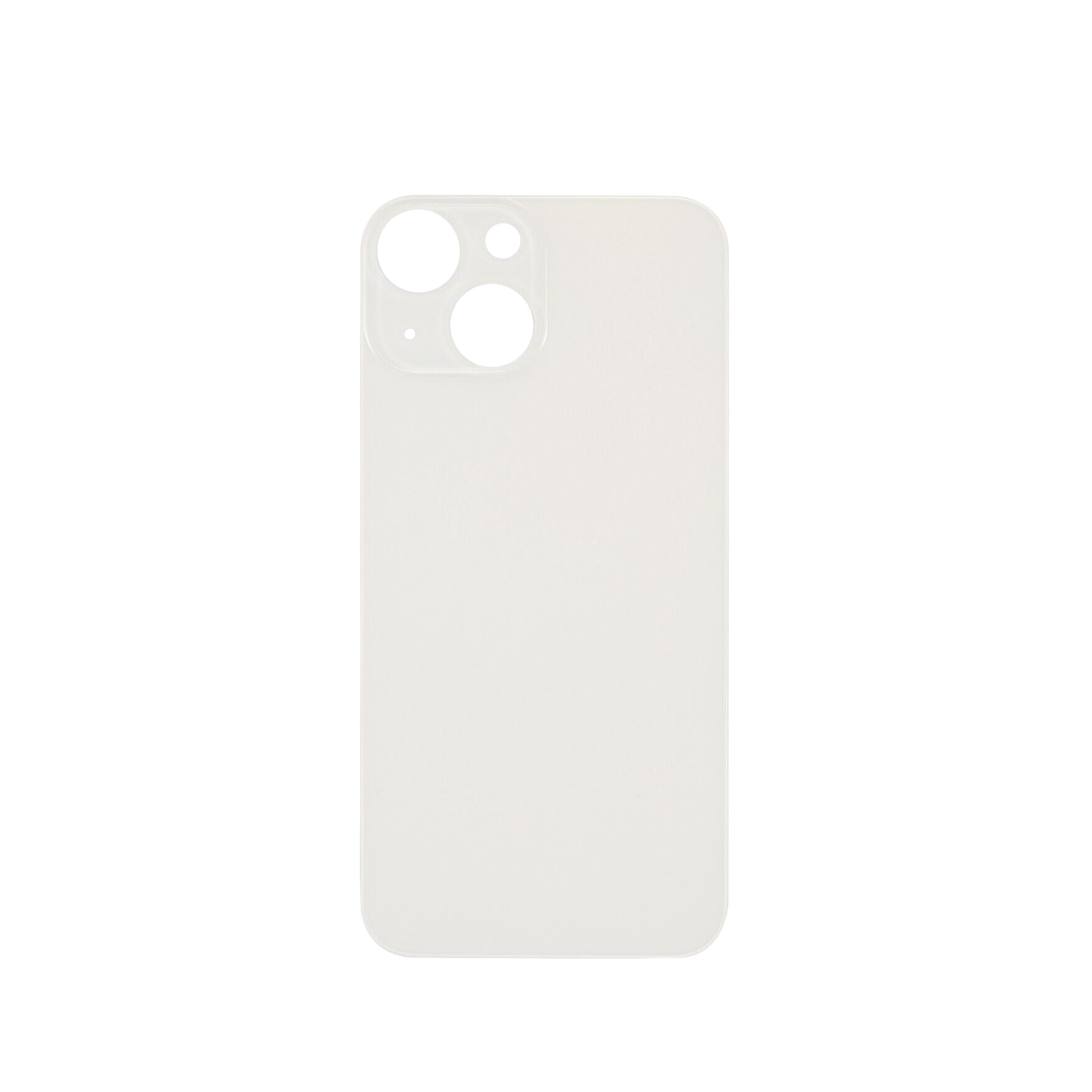 New back glass with 3M adhesive for iPhone 13 Mini A2481 (Starlight).