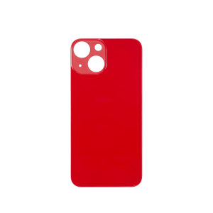 Red Back Glass with 3M Adhesive for iPhone 13 Mini