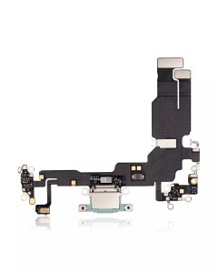 Charging Port Flex Cable for iPhone 15 (Premium) (Green)