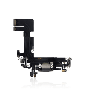 New Charging Port Flex Cable for iPhone 13 A2482 (Aftermarket Plus) in Midnight color.