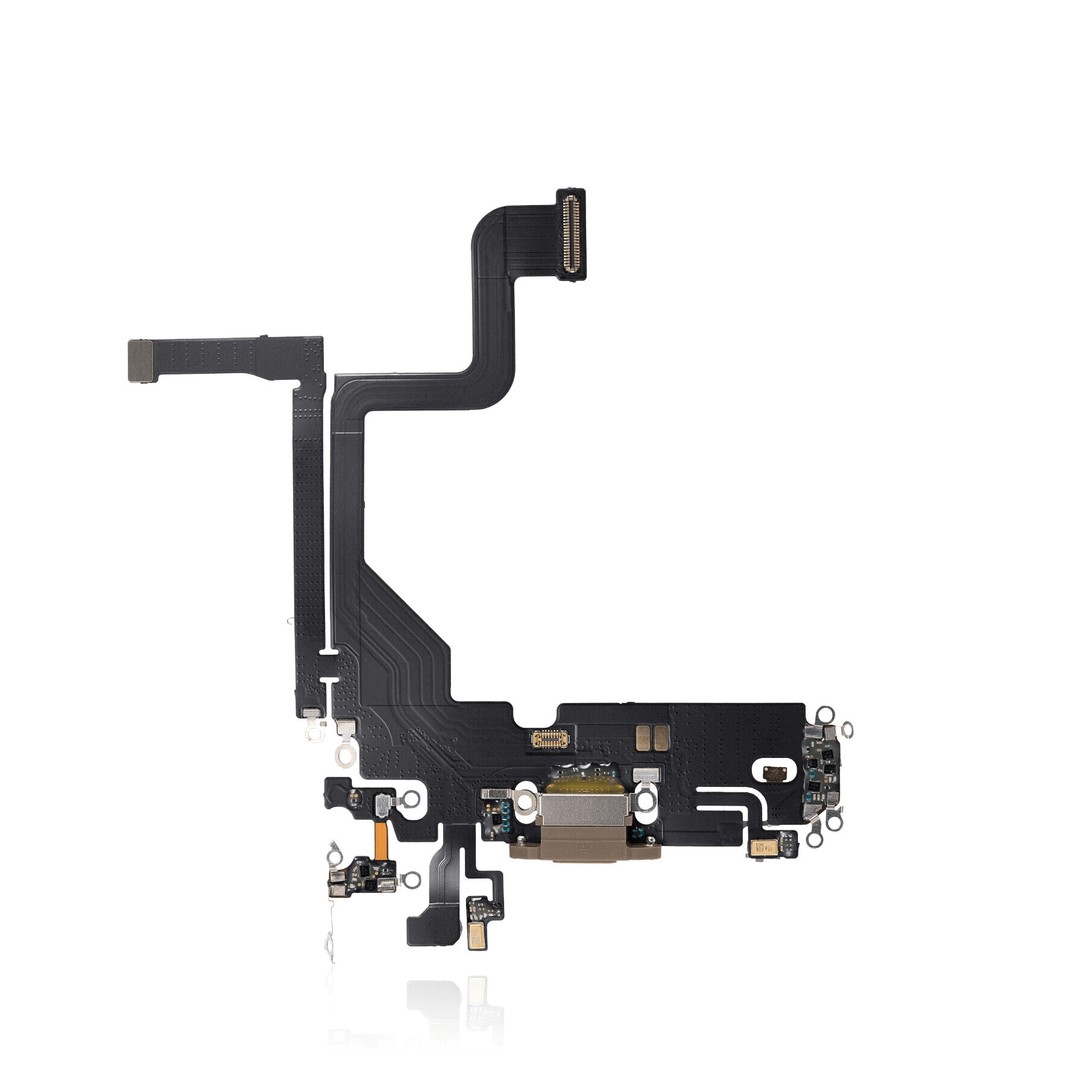 Aftermarket Charging Port Flex Cable for iPhone 13 Pro (Gold)