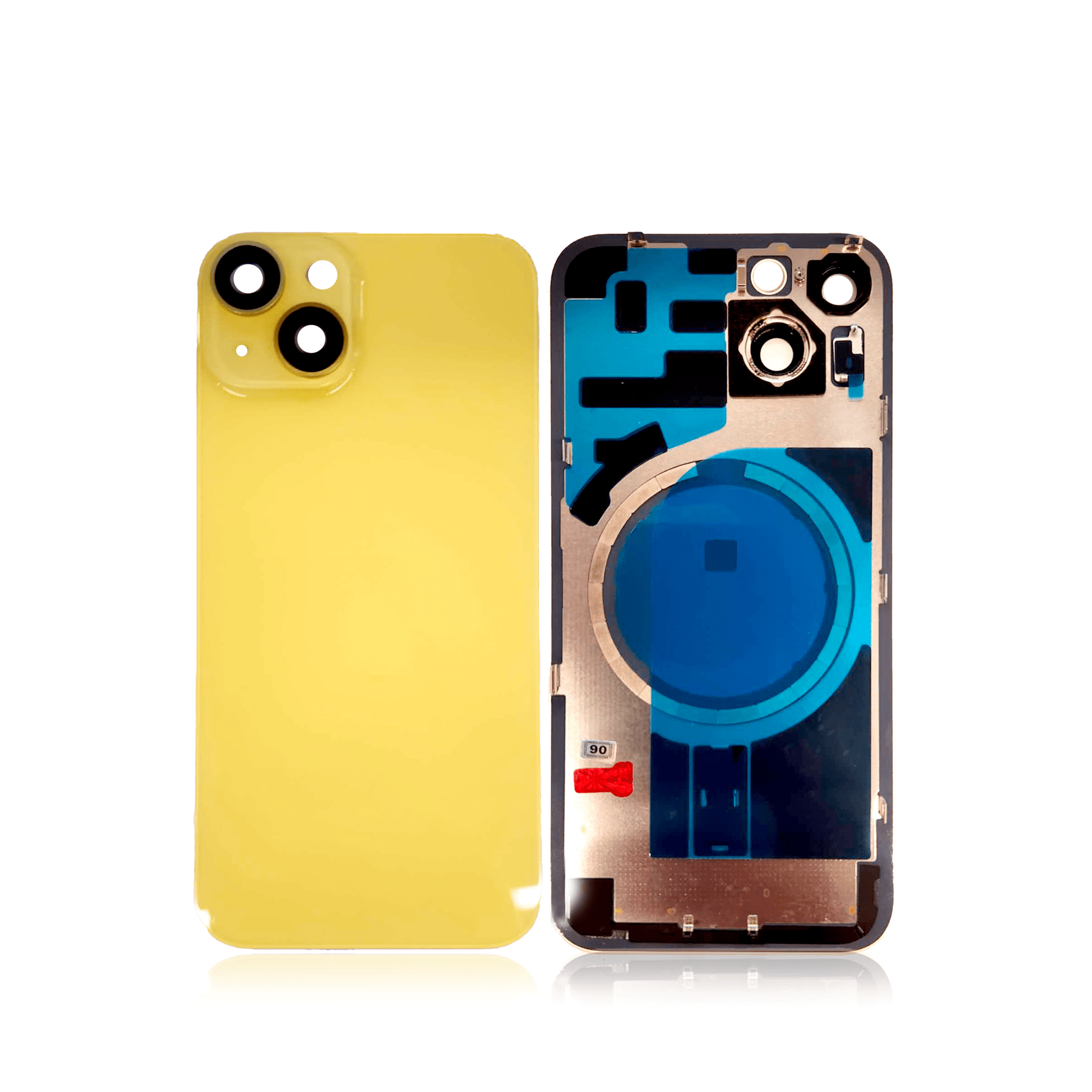 Back Glass with MagSafe for iPhone 14 (Yellow)