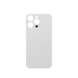 Silver Back Glass with 3M Adhesive for iPhone 14 Pro Max