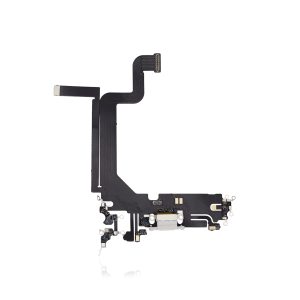 Silver Charging Port Flex Cable for iPhone 14 Pro Max