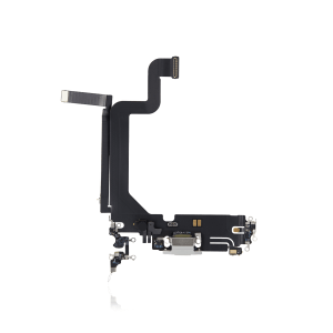 Silver Charging Port Flex Cable for iPhone 14 Pro Max
