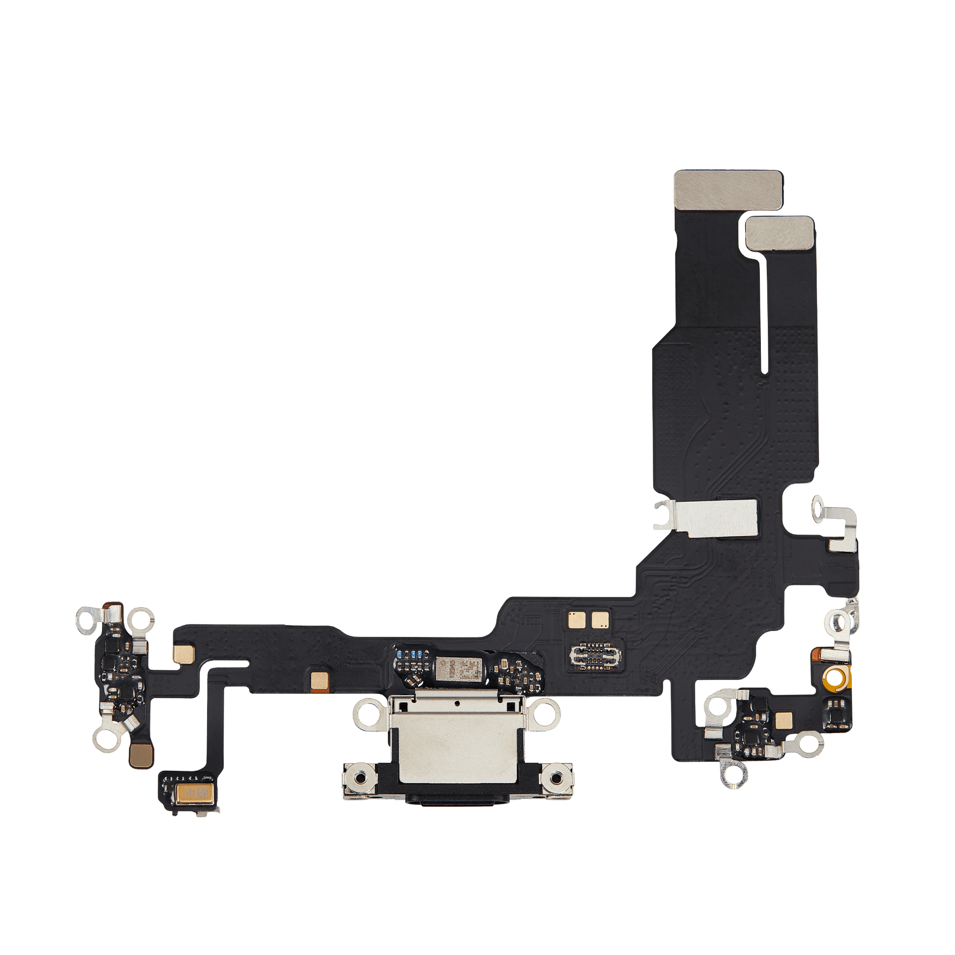 Charging Port Flex Cable for iPhone 15 (Aftermarket Plus) (Black)