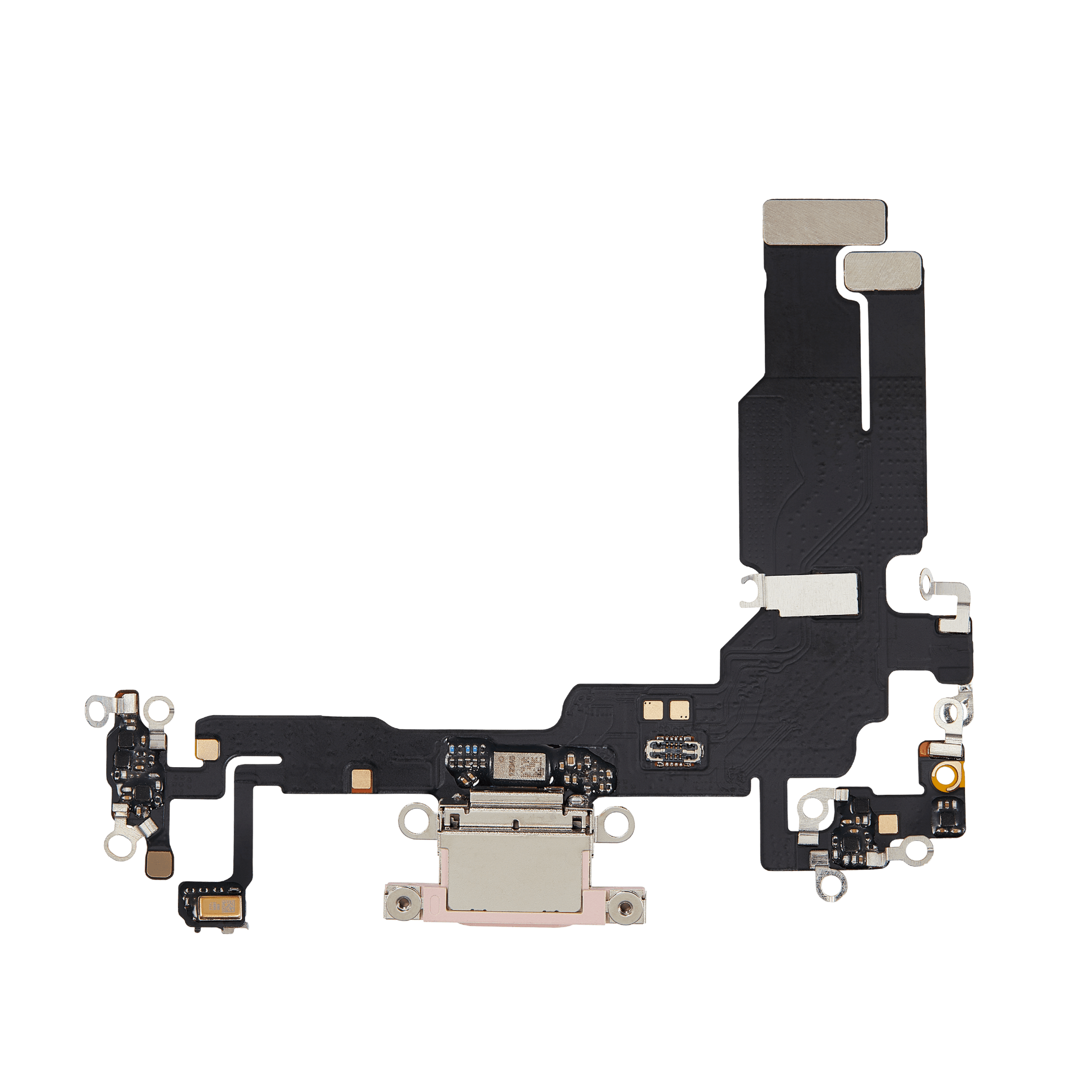Charging Port Flex Cable for iPhone 15 (Aftermarket Plus) (Pink)
