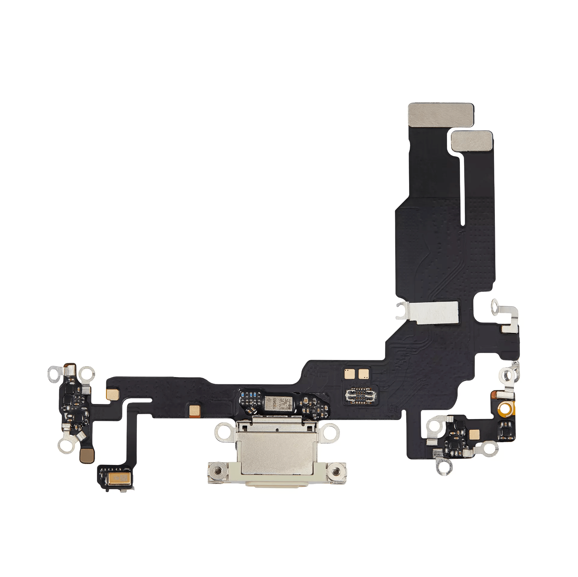 Charging Port Flex Cable for iPhone 15 (Aftermarket Plus) (Yellow)
