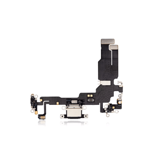 Charging Port Flex Cable for iPhone 15 (Premium) (Black)
