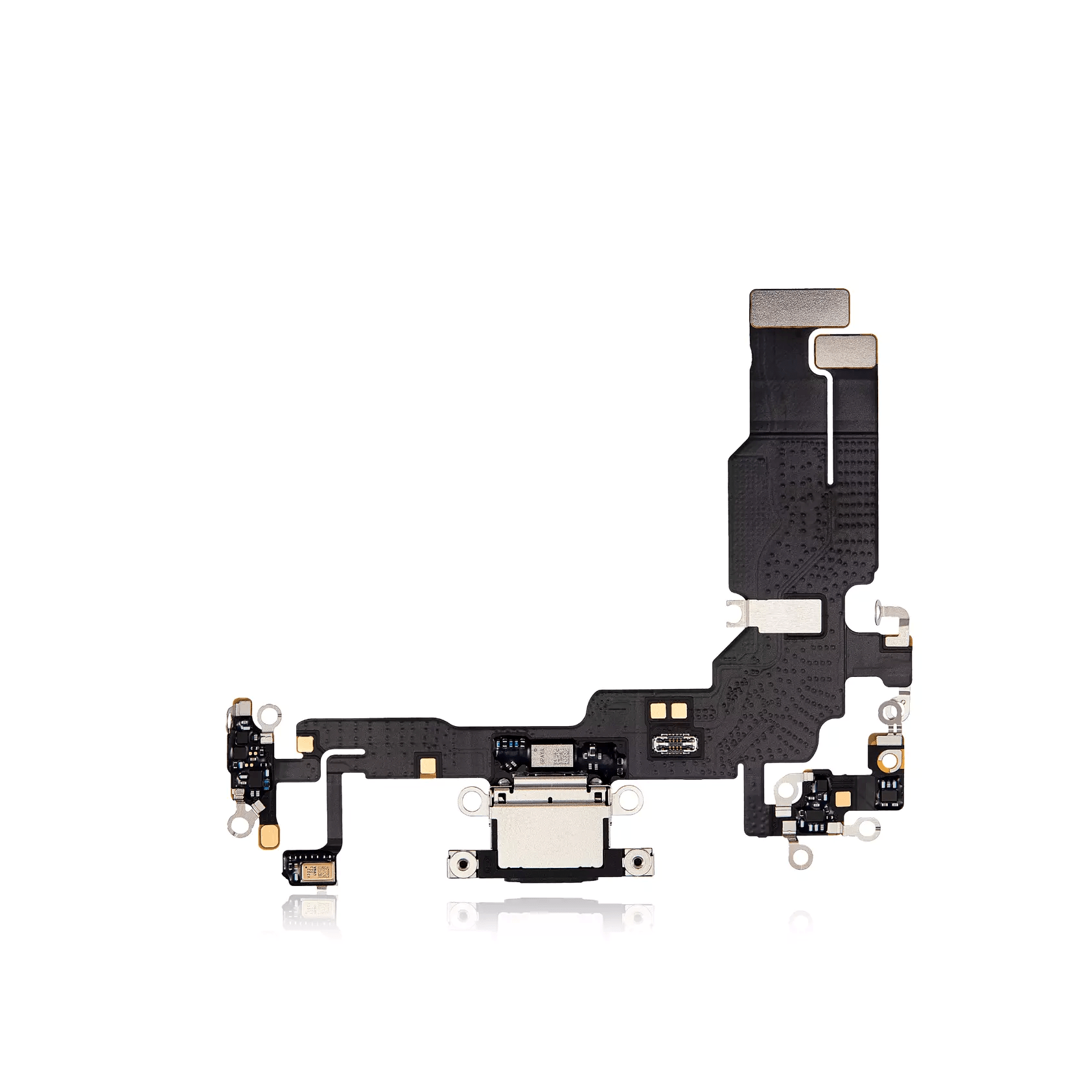 Charging Port Flex Cable for iPhone 15 (Premium) (Black)