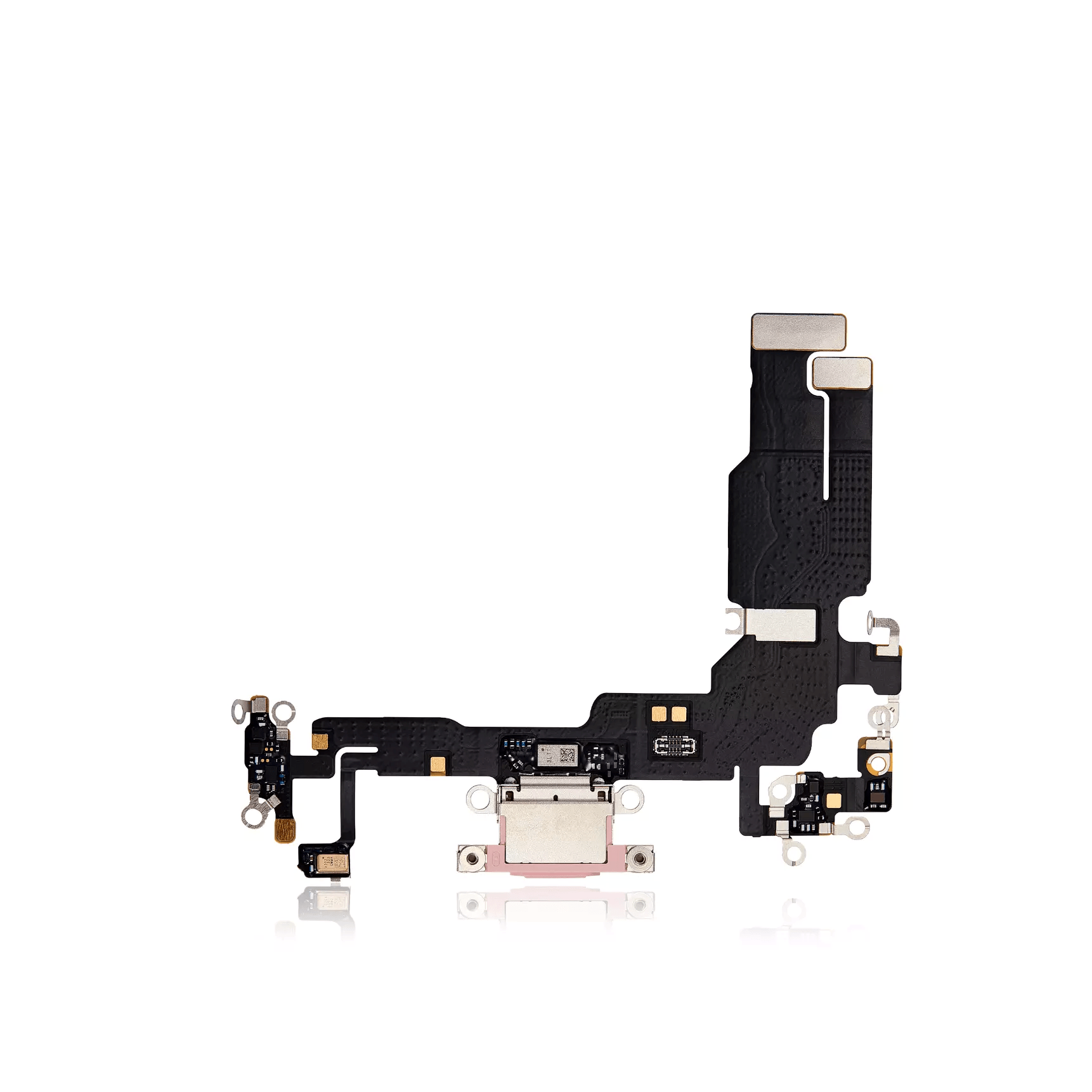 Charging Port Flex Cable for iPhone 15 (Premium) (Pink)