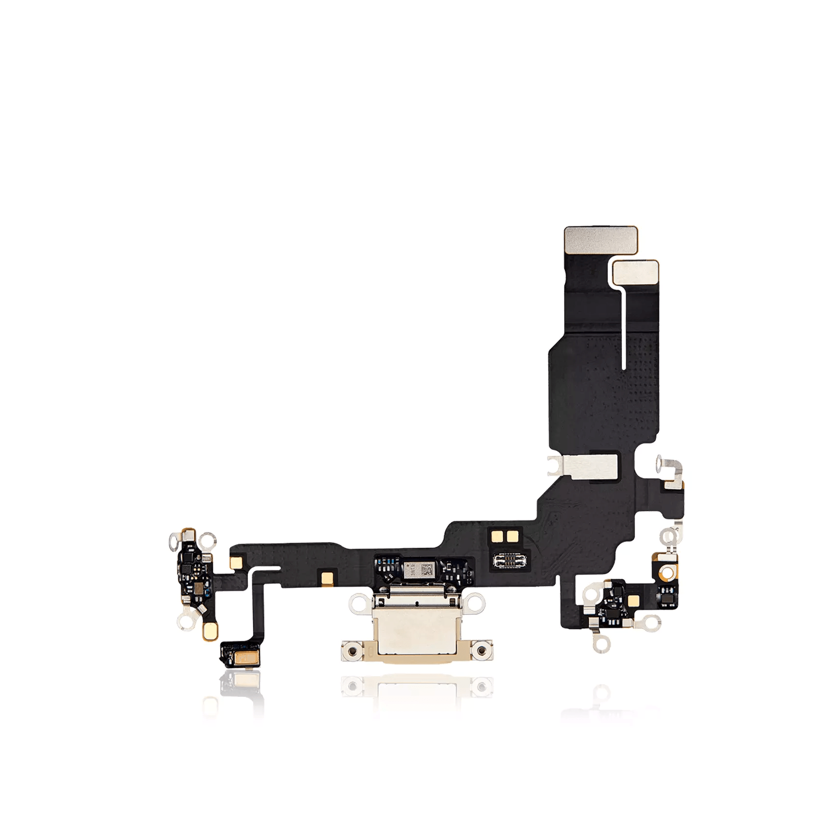 Charging Port Flex Cable for iPhone 15 (Premium) (Yellow)