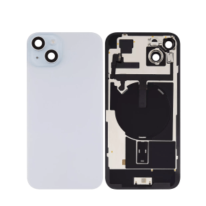 iPhone 15 Plus Black Back Glass (Blue)