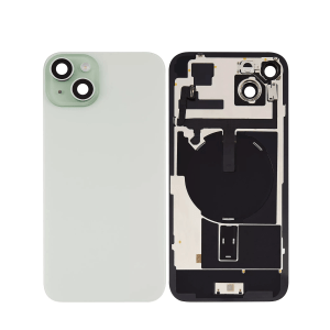 iPhone 15 Plus Black Back Glass (Green)
