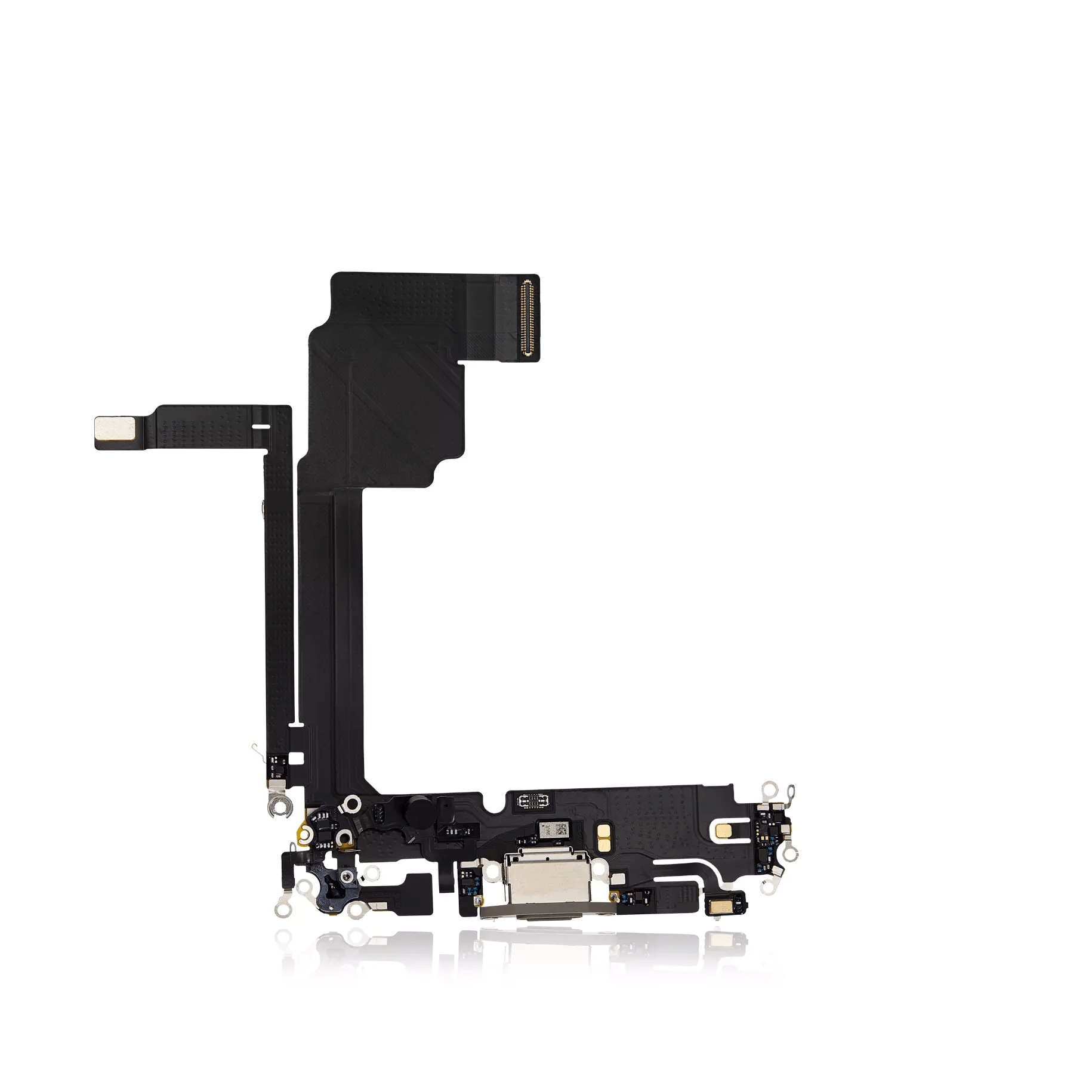 Premium Aftermarket Natural Titanium Charging Port for iPhone 15 Pro Max