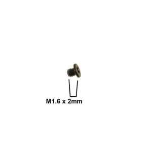 1.6x2mm Single Screw M1.6 x 2mm For Dell Latitude 10 (ST2) Tablet Inspiron Precision XPS