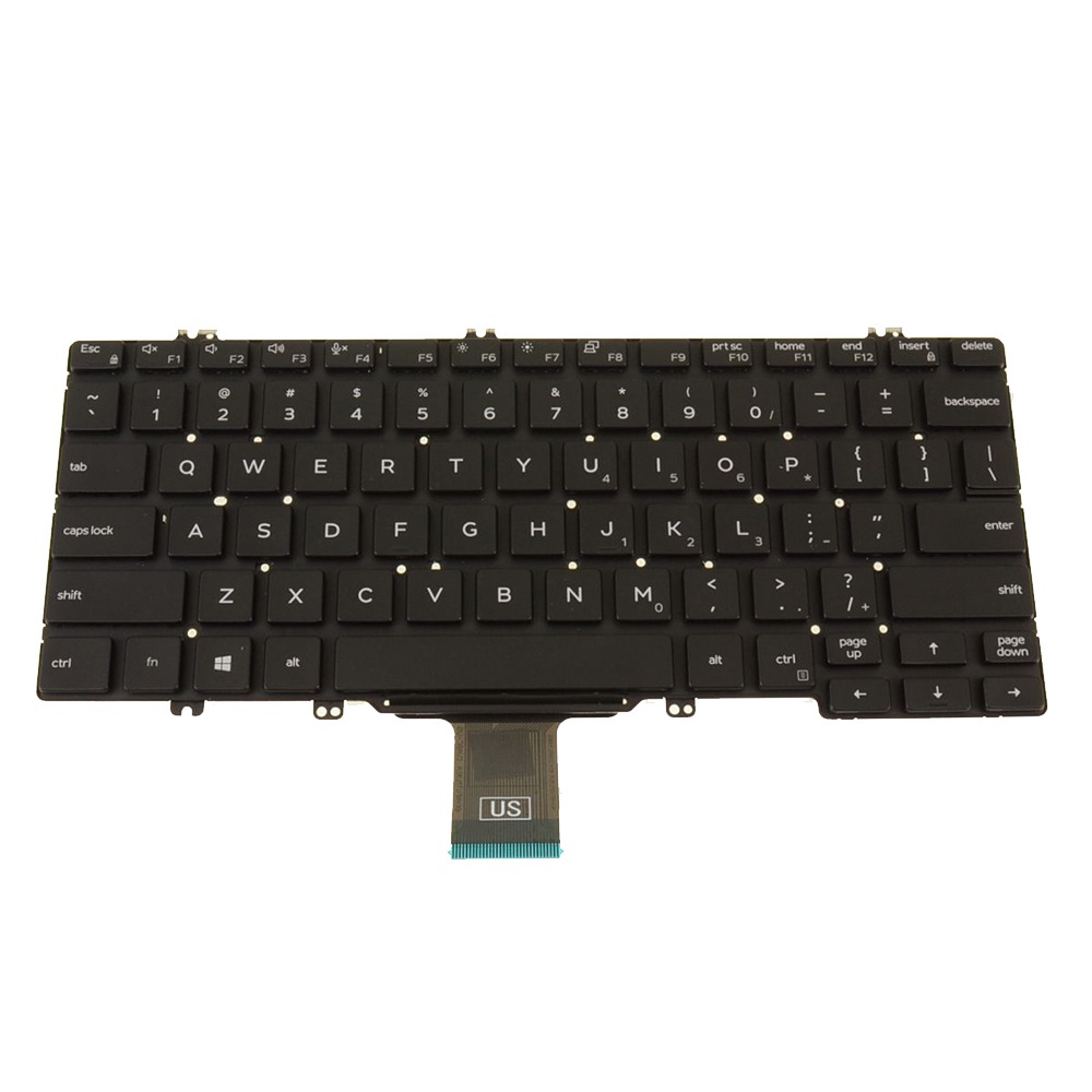 09N8M 2-in-1 Laptop Keyboard No Backlit For Dell Latitude 5310 7300 5300