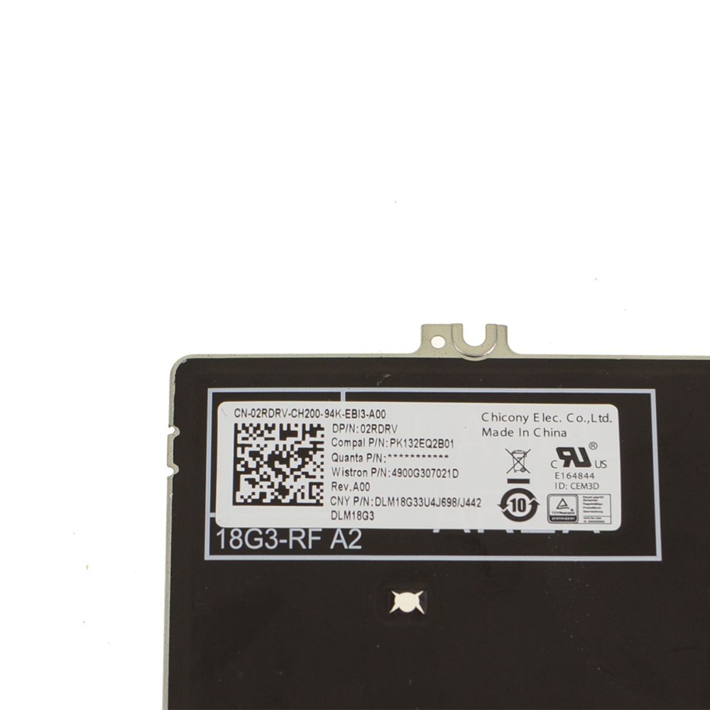 Brand New 2RDRV US INTL Laptop Keyboard with Backlight Replacement For Dell Latitude 5310 5300 7300 13"