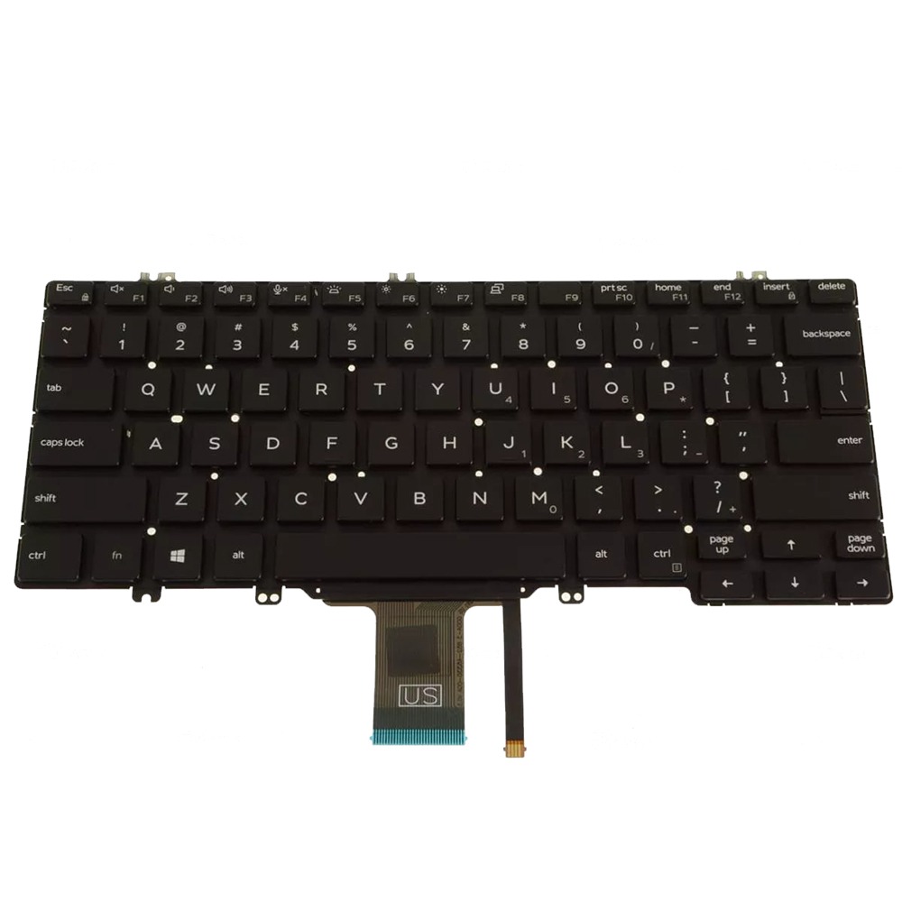 2TR2K Laptop Keyboard with Backlight For Dell Latitude 5310 5300 7300