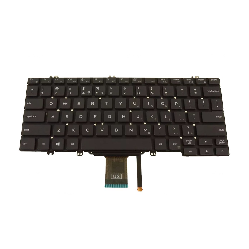 New 5CDK4 US INTL Laptop Keyboard with Backlight For Dell Latitude 5310 5300 7300
