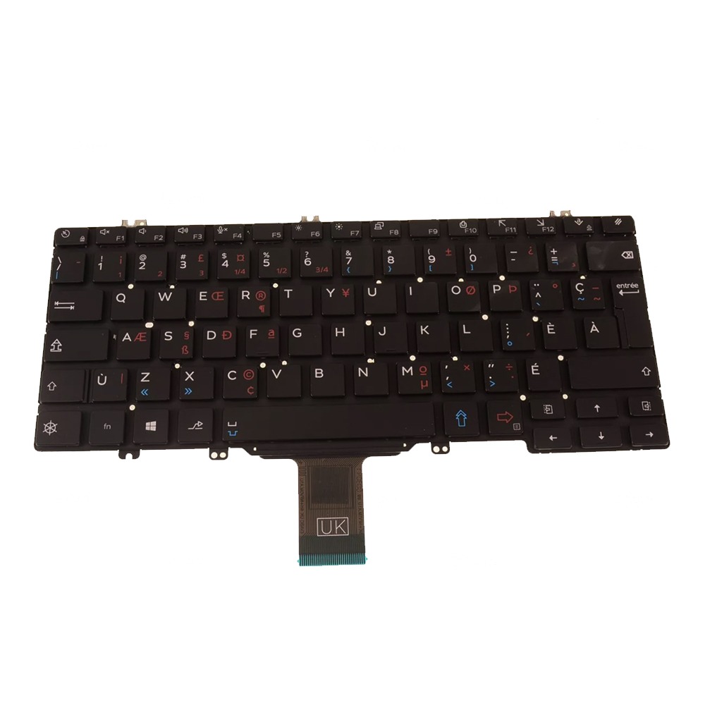 146VN French Canadian PQ Laptop Keyboard For Dell Latitude 5310 5300 7300
