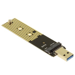 NVMEUSB USB 3.1 to M.2 NVME SSD Adapter PCIe M Key 2280 2260 2242 For Dell Latitude 5310