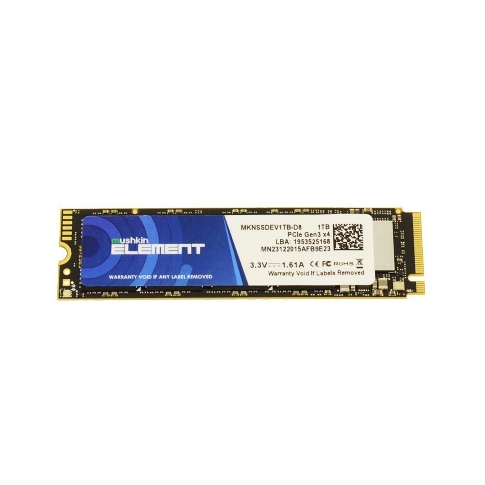 New MKNSSDEV1TB Element Series 1TB NVMe PCIE Gen3 SSD Hard Drive M.2 2280 Card Replacement For Dell Latitude 5310 13"