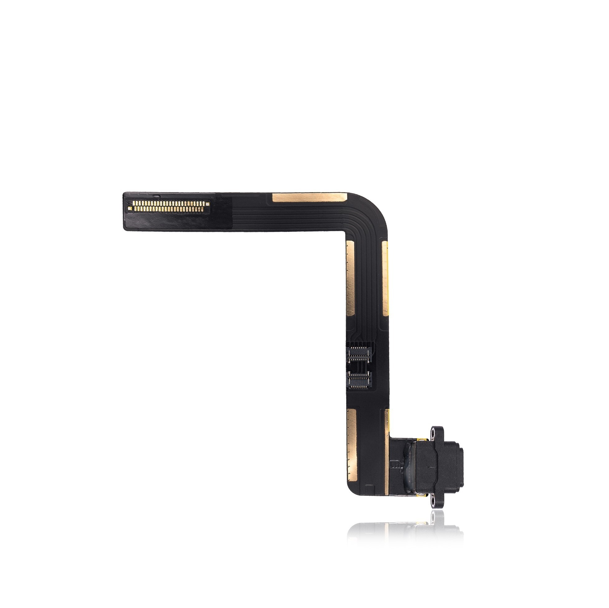 New Charging Port Flex Cable for iPad 5 A1823 2017 (Aftermarket Plus) - Black