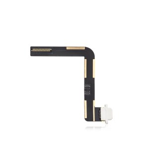 New Charging Port Flex Cable for iPad 5 A1823 2017 (Aftermarket Plus) - White