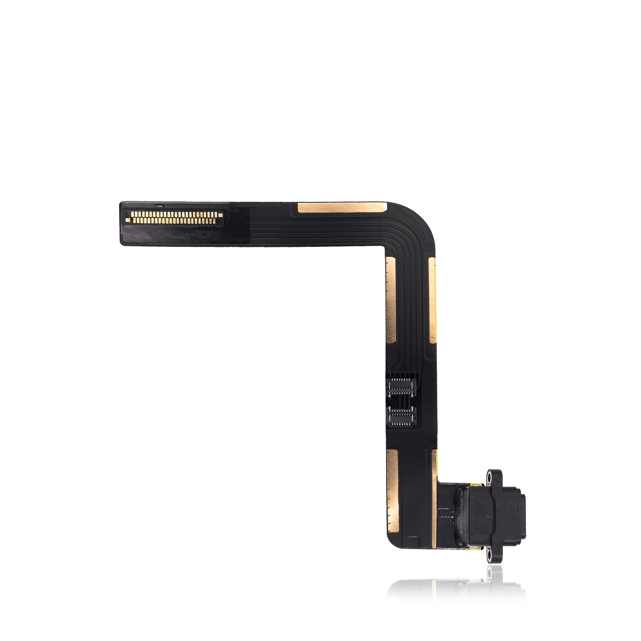 New Charging Port Flex Cable for iPad 6 A1954 2018 (Premium) (Black)