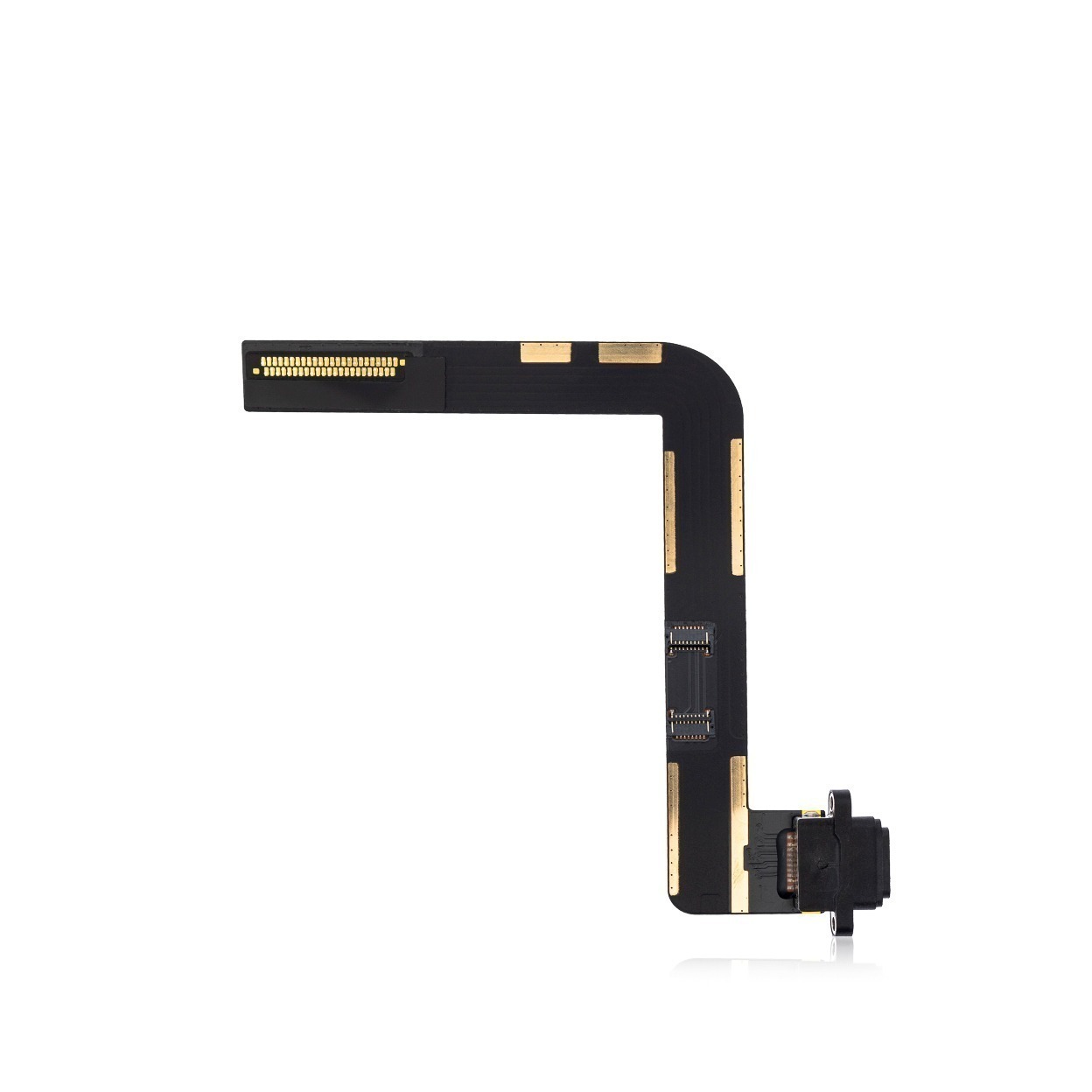 New Charging Port Flex Cable for iPad 7 A2198 2019 (Premium) (Black)