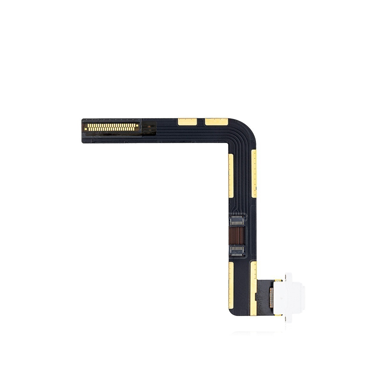 New Charging Port Flex Cable for iPad 7 A2198 2019 (Premium) (Silver)